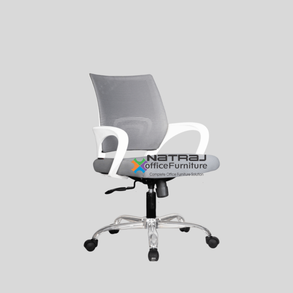 Aero White Mash office chair