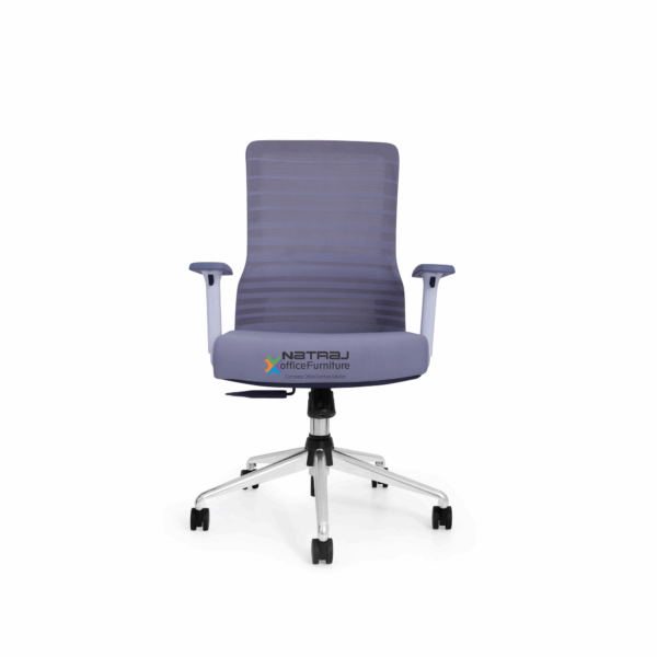 Hilite White Mid Back Chair