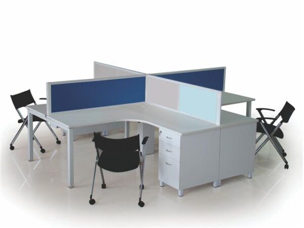 Desk Based Curvilinear Workstation
